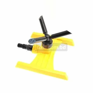 Yellow & Black Color Garden 3 Arm Sprinkler