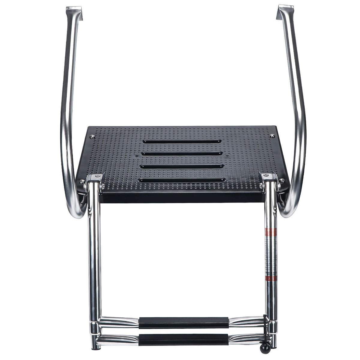 2 Step Telescoping Boat Ladder 304 Stainless Steel Swim Platform with Handrails for Pontoon Dock and Yacht RS-JN - Image 8