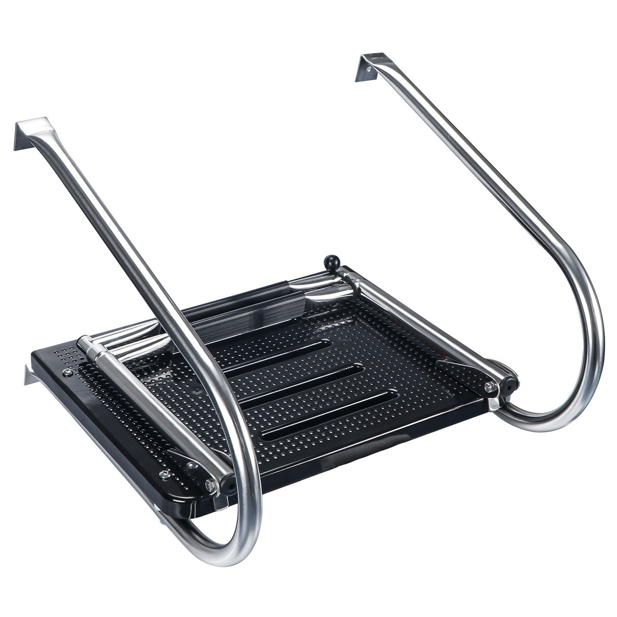 2 Step Telescoping Boat Ladder 304 Stainless Steel Swim Platform with Handrails for Pontoon Dock and Yacht RS-JN - Image 9