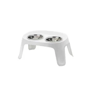 White Color Moderna Skybar Small Elevated Feeder