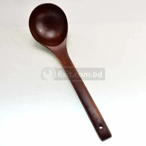 10 Inch Dark Mahogany Wooden Spoon