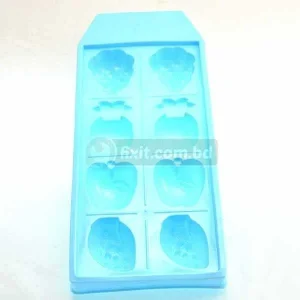 Blue Color Plastic Ice Making Box Multi Fruit Shaped Ice