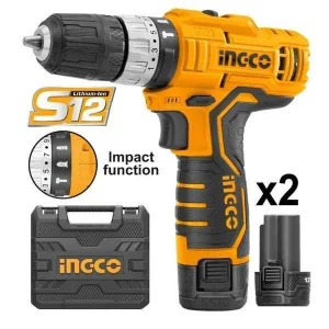 12V 20NM Lithium-Ion Cordless Impact Drill Ingco Brand CIDLI1232