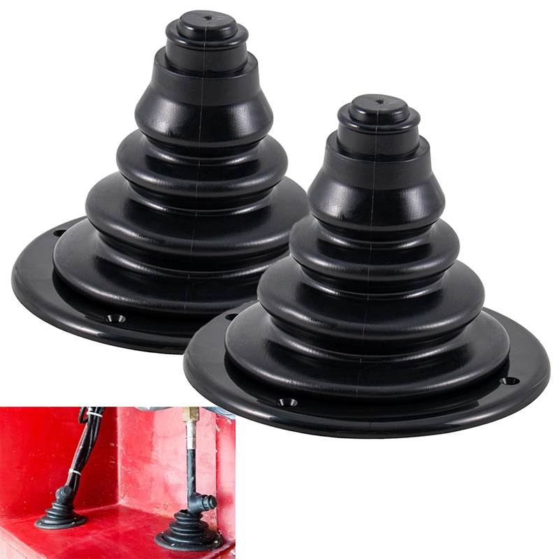 2pcs Motor Well Boot Mototwell Rigging Hole Cover Marine Cable Boot Rubber For Cars Boats Yachts - Image 2