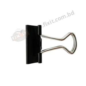 1.5 Inch Black Color Metal Paper Binder Clip