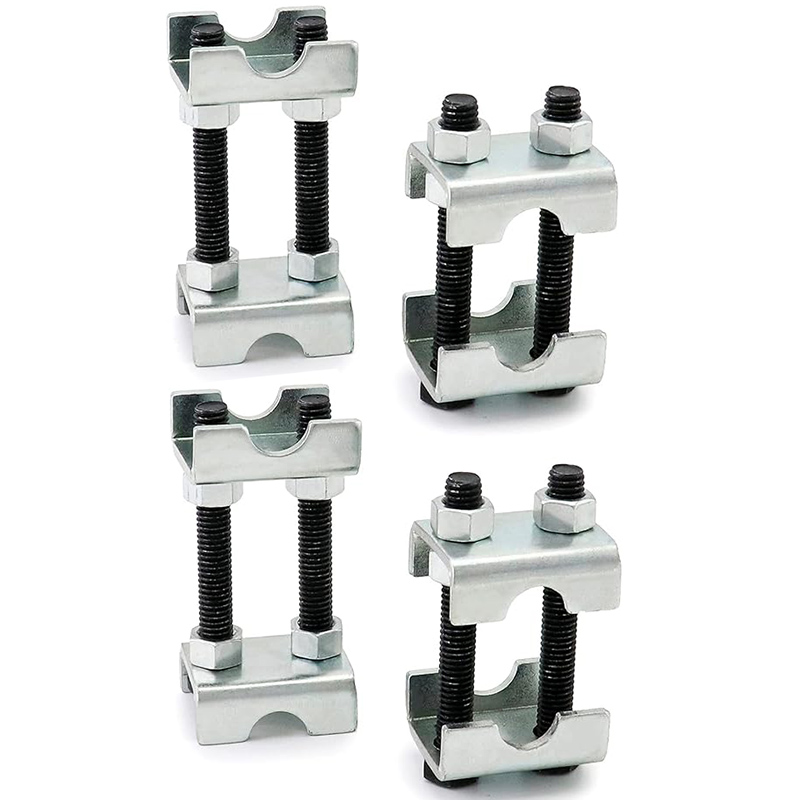4pcs 2-Way Adjustable Spring Spacer Mini Coil Spring Compressor Strut Shock Absorber