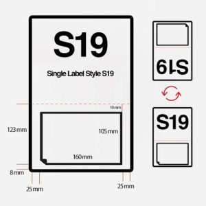 (S19) Integrated Labels | Royal Mail Click & Drop Labels – Pack of 100