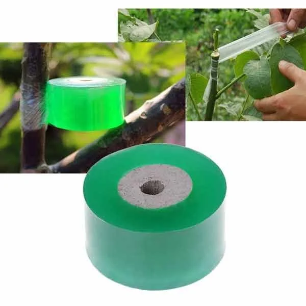 WWmily Single Rolls Stretchable Grafting Tapes Self-adhesive Nursery Tapes Garden Grafted Membrane Repair Tool Green(Width 3cm)