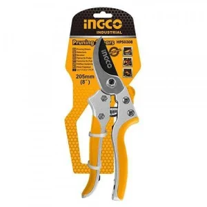 8 Inch 205mm Heavy Duty Bypass Pattern Pruning Shear Ingco Brand HPS0308