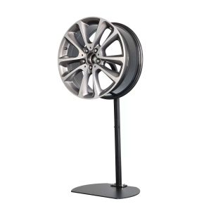 Car Rim Rotating Display Rack Spinning Wheel Tire Display Stand