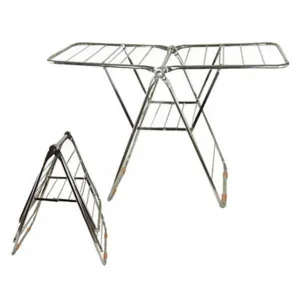 Stainless Steel Foldable Cloth Dryer Stand for Drying Clothes (Diameter-25)