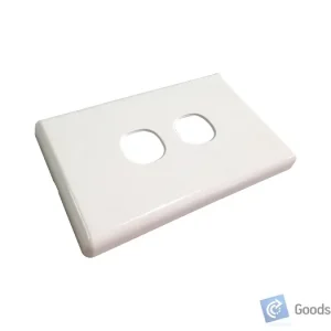 Blank Plate – 2 Gang – 20 Box