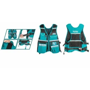Adjustable Shoulder Straps and Waist Tool Vest Total Brand TTVT1601
