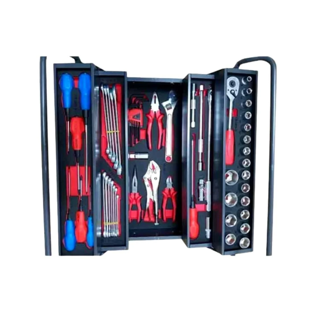 Professional Steel Tool Box with 65pcs Kit Jetech Brand TB-65S