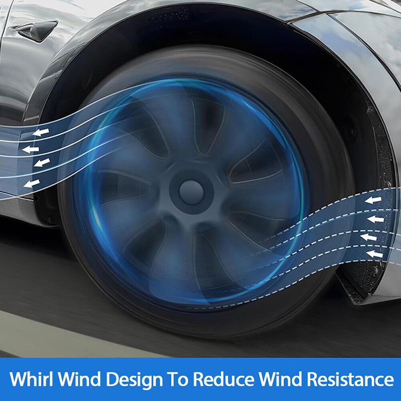 4pcs 19inch Wheel Protect Cover Caps Rim Hub for Tesla Model Y 2021-2023 - Image 5