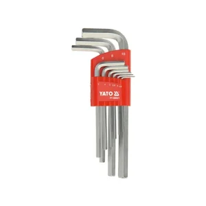 2mm-10 mm 9 Pcs Medium Hex key Set Yato Brand YT-0502