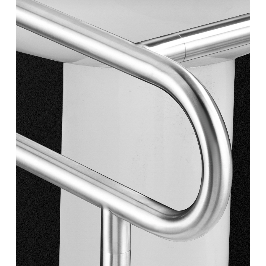 Bathroom Grab Bar Safety Support Rail Stainless Steel for Washstand Bathroom Toilet CR-NV - Image 7