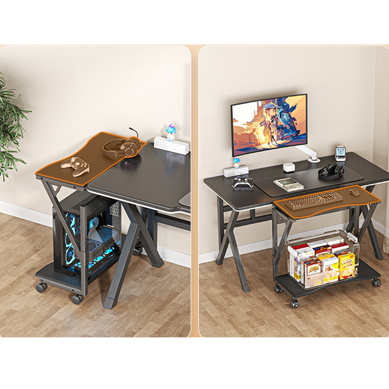 Computer Tower Cart Height Adjustable PC Stand CPU Holder with Rolling Wheels Office Gaming Desk Accessories CR-AG - Image 6