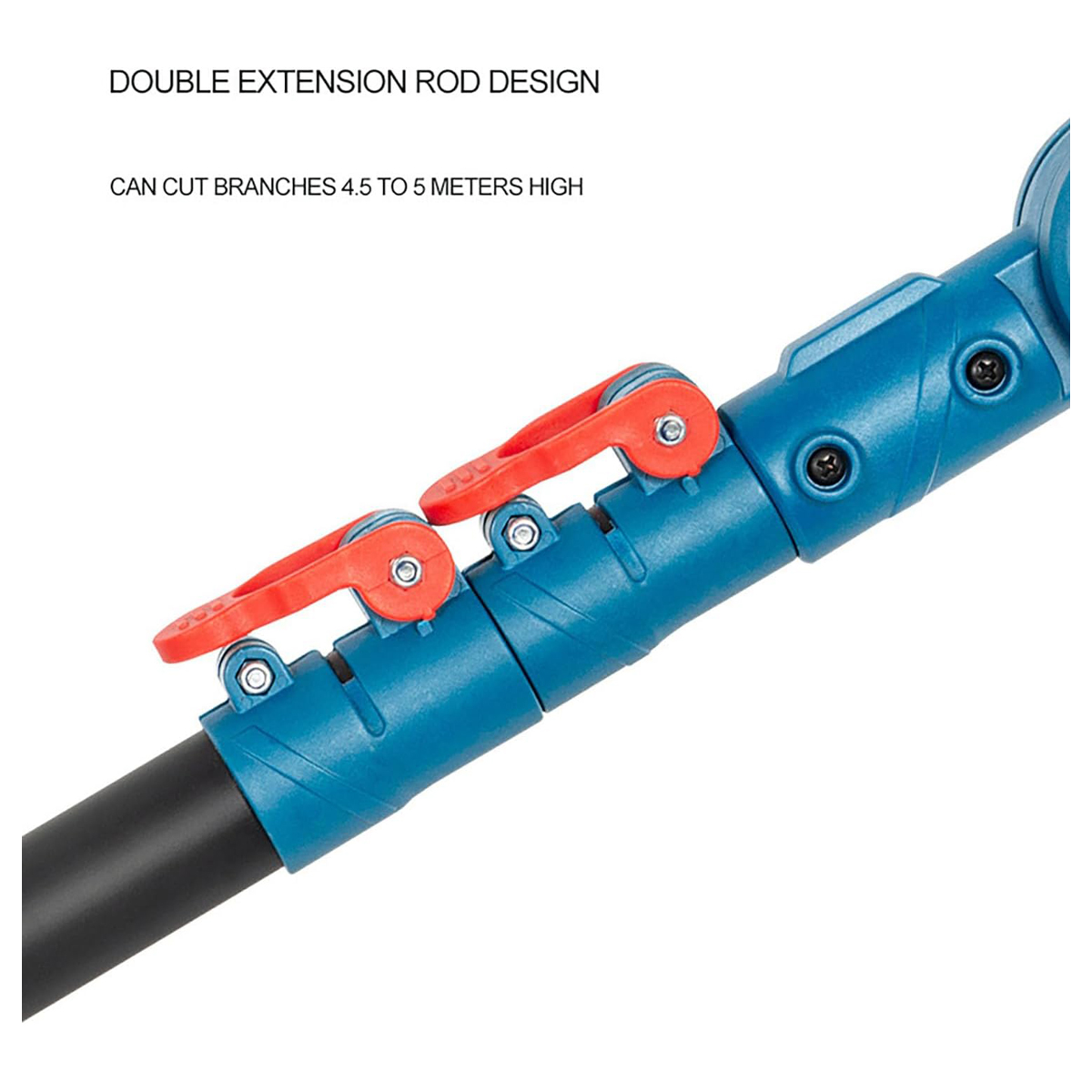 Cordless Electric Pruning Shear Brushless Chainsaw with Telescopic Pole for Saw Tree Trimming CR-AG - Image 6