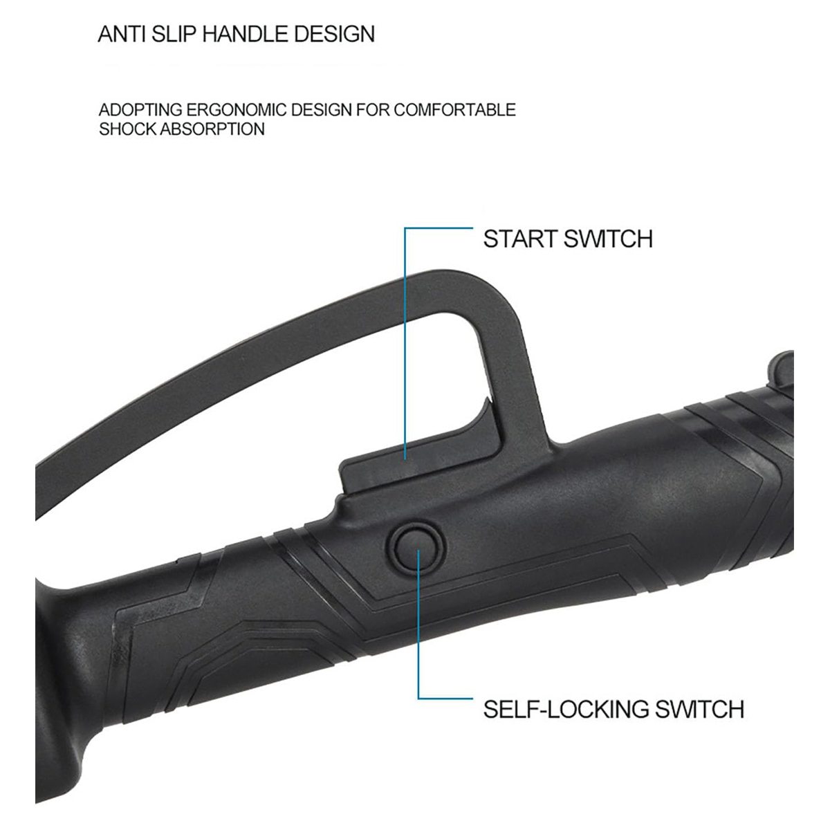 Cordless Electric Pruning Shear Brushless Chainsaw with Telescopic Pole for Saw Tree Trimming CR-AG - Image 7