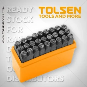 6mm 27Pcs Letter Punch Tolsen Brand 25104