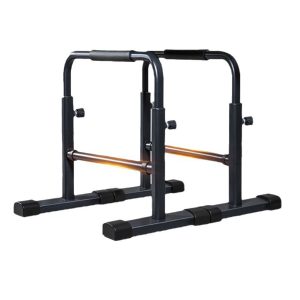 Heavy Duty Adjustable Parallel Bar Stand Dip Station Chin-up Bar Pull-up Bar Push Up Bar Portable Dip Bar Stand FY-JN