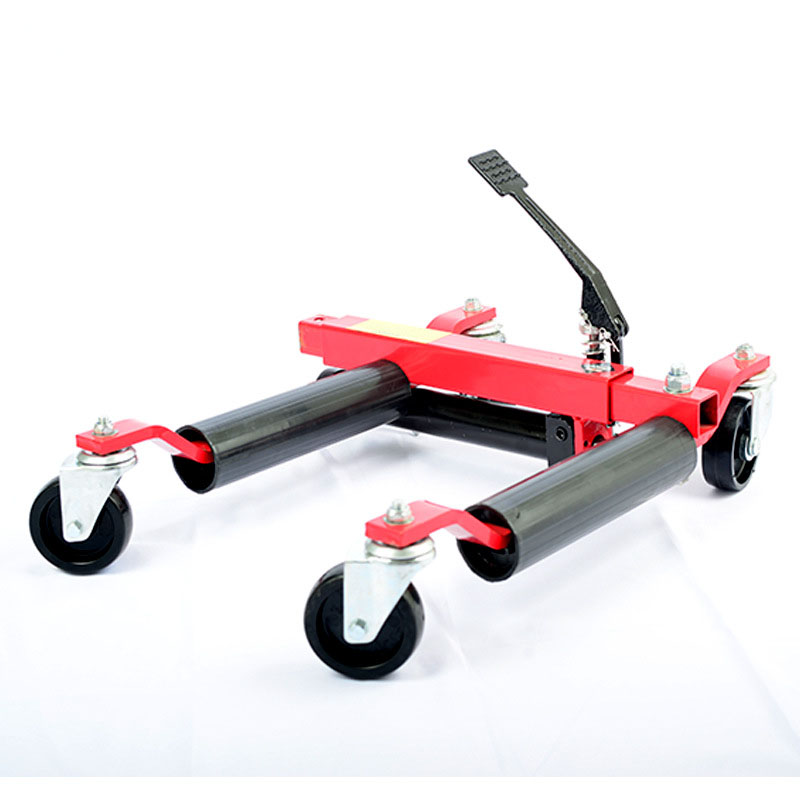 Heavy Duty Hydraulic Wheel Dolly Vehicle Positioning Jack Lift Hoist Manual Towing Device Hydraulic Transport Shifter FY-JL - Image 4