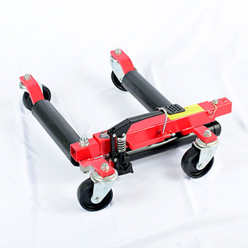Heavy Duty Hydraulic Wheel Dolly Vehicle Positioning Jack Lift Hoist Manual Towing Device Hydraulic Transport Shifter FY-JL - Image 5