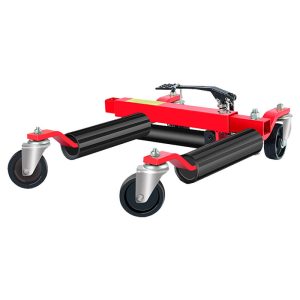 Heavy Duty Hydraulic Wheel Dolly Vehicle Positioning Jack Lift Hoist Manual Towing Device Hydraulic Transport Shifter FY-JL