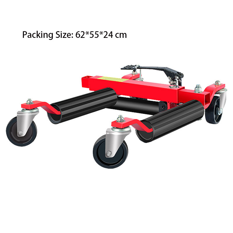 Heavy Duty Hydraulic Wheel Dolly Vehicle Positioning Jack Lift Hoist Manual Towing Device Hydraulic Transport Shifter FY-JL - Image 3