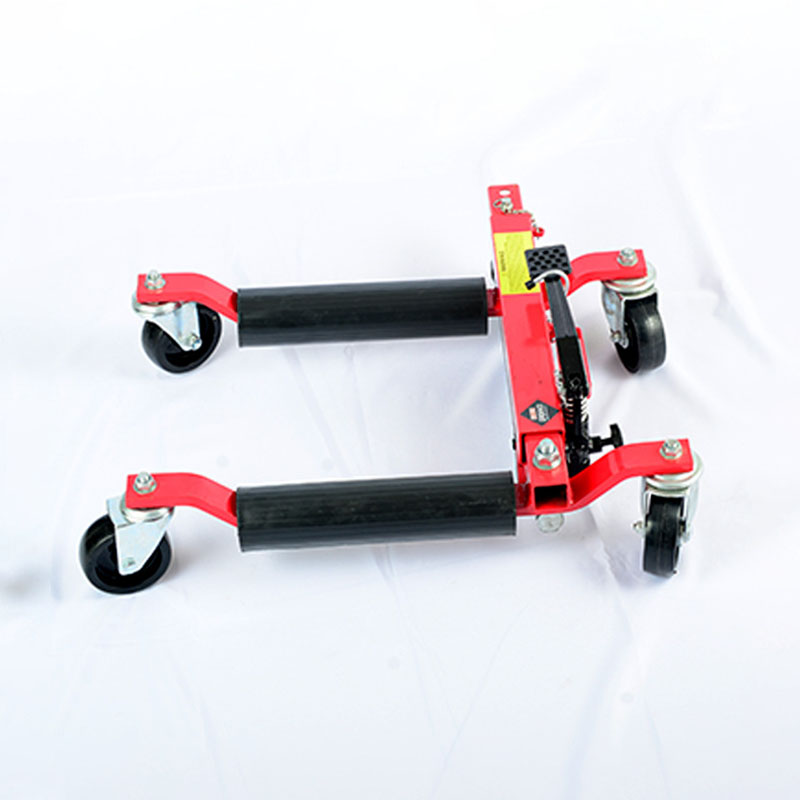 Heavy Duty Hydraulic Wheel Dolly Vehicle Positioning Jack Lift Hoist Manual Towing Device Hydraulic Transport Shifter FY-JL - Image 9