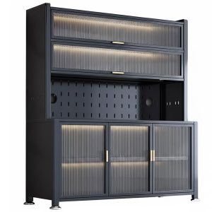 Kitchen Pantry Storage Cabinet with Adjustable Shelves Pantry Storage Cabinet Freestanding Cupboard for Kitchen Dining Room RS-JN