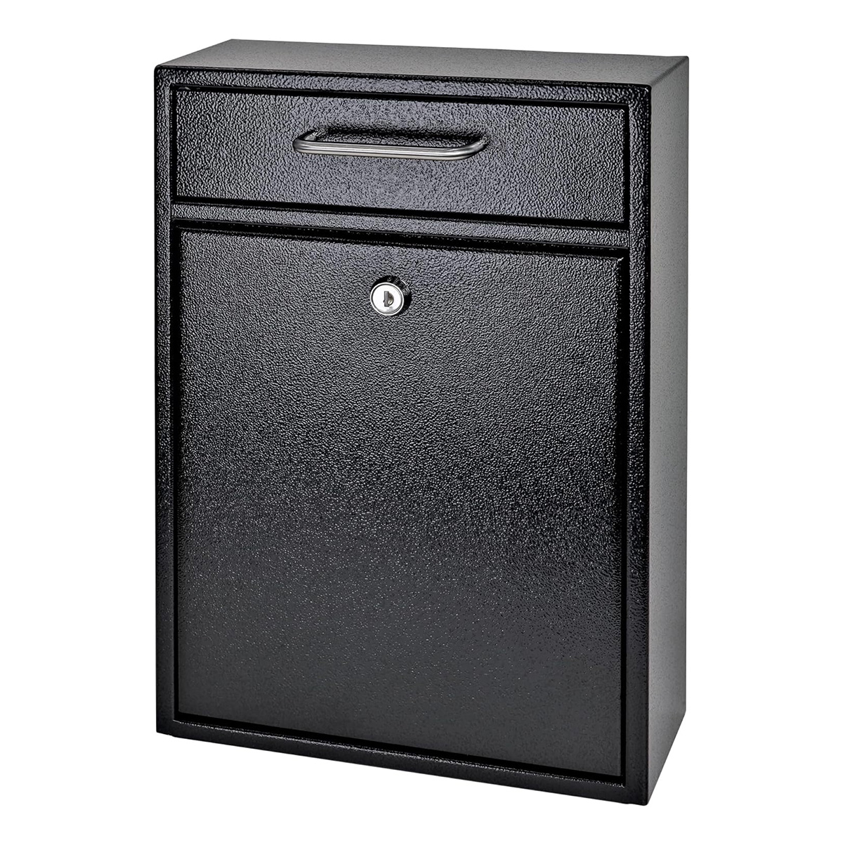 Metal Locking Wall Mounted Mailbox with Key Office Drop Comment Box Letter Postbox FY-JN - Image 2