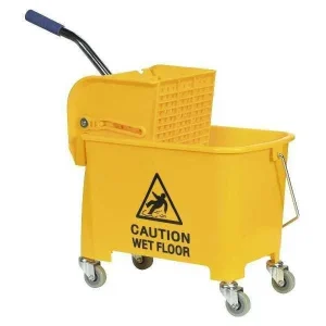 20 Liter Single Bucket Wringer Trolley