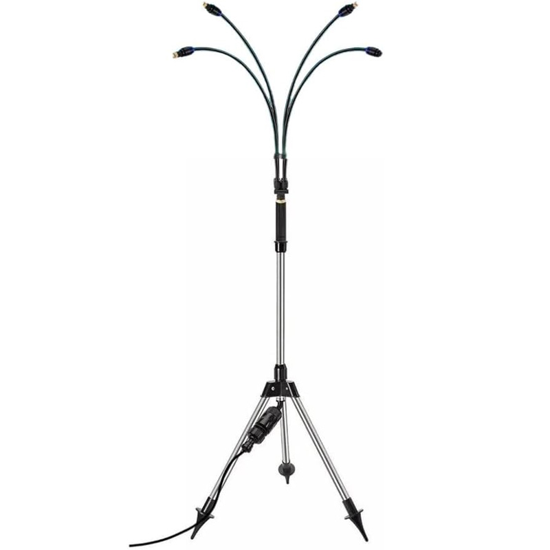 Patio Standing Mister Portable Cooling System Adjustable Height for Water Mist Playing Patio Cooling