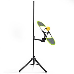 Pickleball Practice Tool with 360 Degree Angles and Height Adjustment Pickle Ball Training Equipment No-Pick-Up Design for Indoor Outdoor Training RS-JN