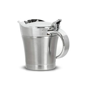 Stainless Steel Double Insulated Gravy Boat Sauce Jug with Lid 750ML Thermal Gravy Boat FY-JN