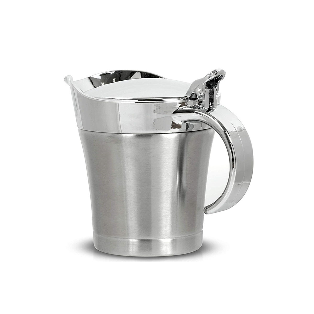 Stainless Steel Double Insulated Gravy Boat Sauce Jug with Lid 750ML Thermal Gravy Boat FY-JN - Image 2