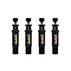 4Pcs Tire Deflator Kit Adjustable Auto Stop Air Down Tool Heavy Duty Off Road Tire Deflator Valves CR-MC