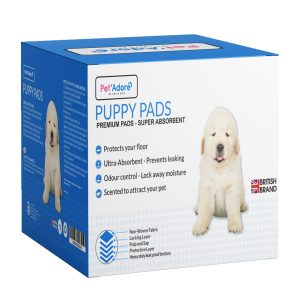 Pet’Adore 60cm x 45cm Blue Puppy Training Pads – 100 Pack