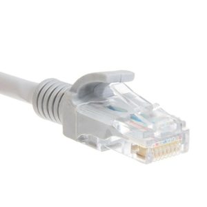 1m CAT5 Network LAN Cable Ethernet Patch Lead RJ45 – Grey