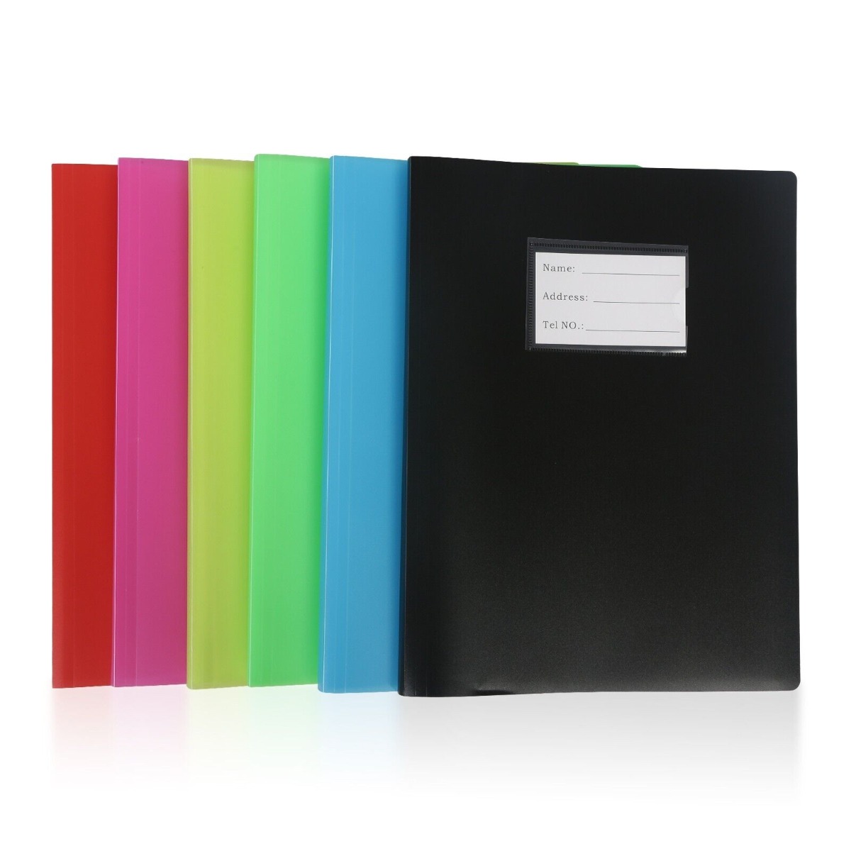 AVARTEK A4 Display Book, 100 Pockets, Black - Image 3