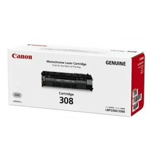 Canon 308 Black Genuine Toner Cartridge (Standard Size) – High-Quality Printing Solution