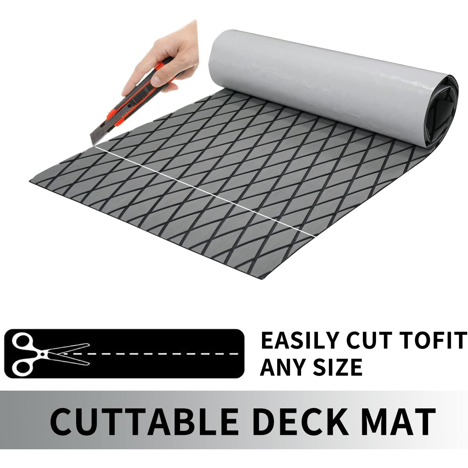 Yacht Decking Sheet Mat EVA Boat Flooring Decking Mat Non-Slip UV Resistant 5mm Thickness CR-OT - Image 5