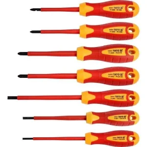VDE 7pcs Insulated Screwdriver Set Yato Brand Yt-2828
